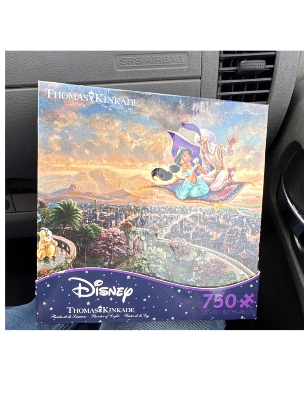 Disney Thomas Kinkade Aladdin 750 Piece Puzzle Sealed Made in USA